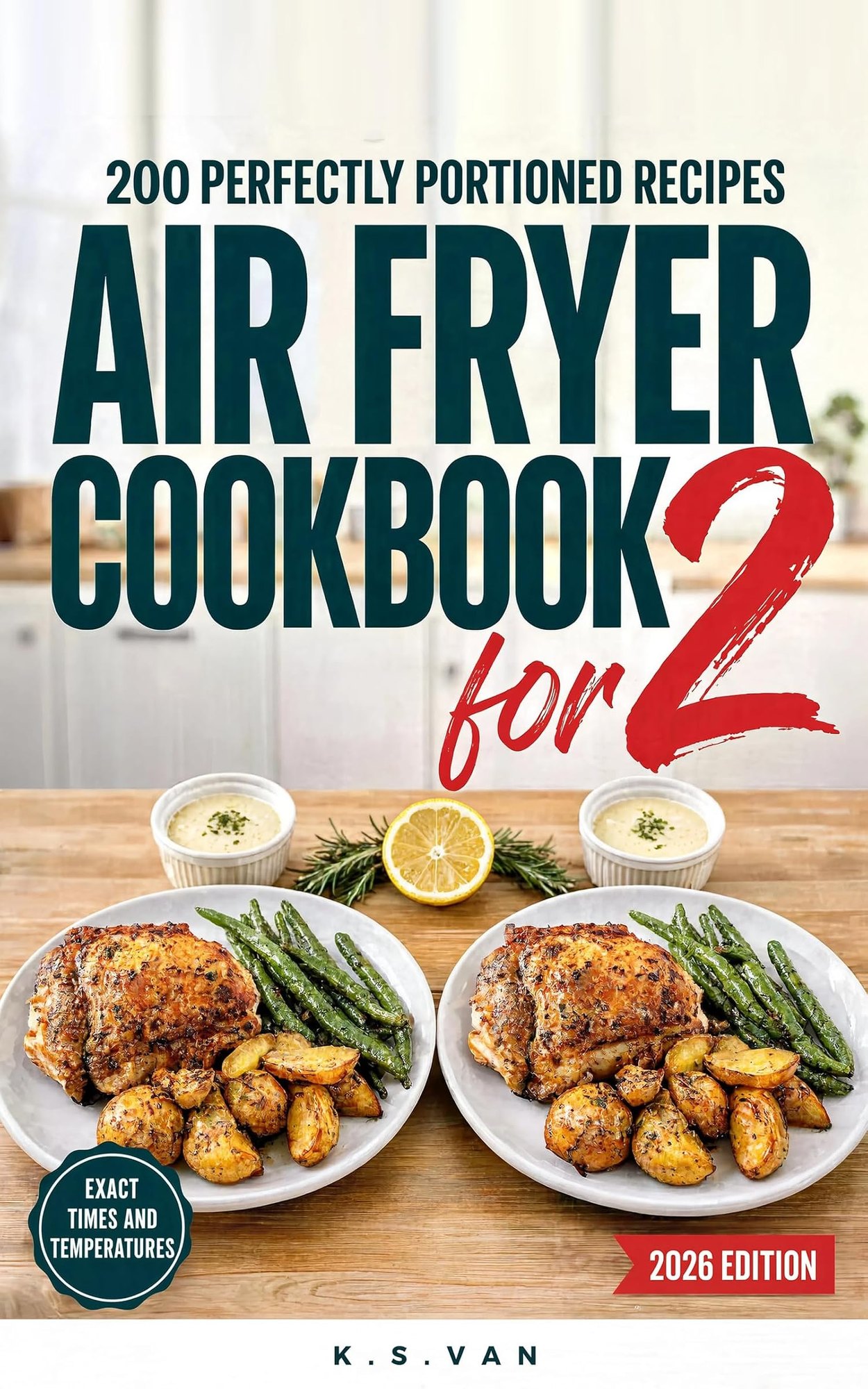 Air Fryer Cookbook for Two — book cover