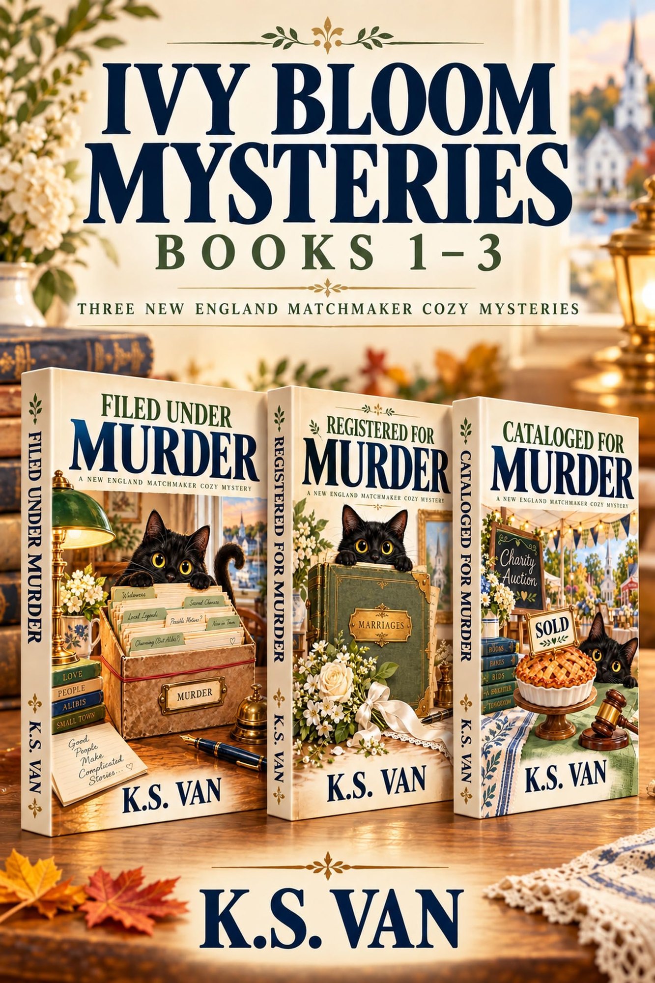 Ivy Bloom Mysteries Box Set 1 (Books 1–3) — book cover