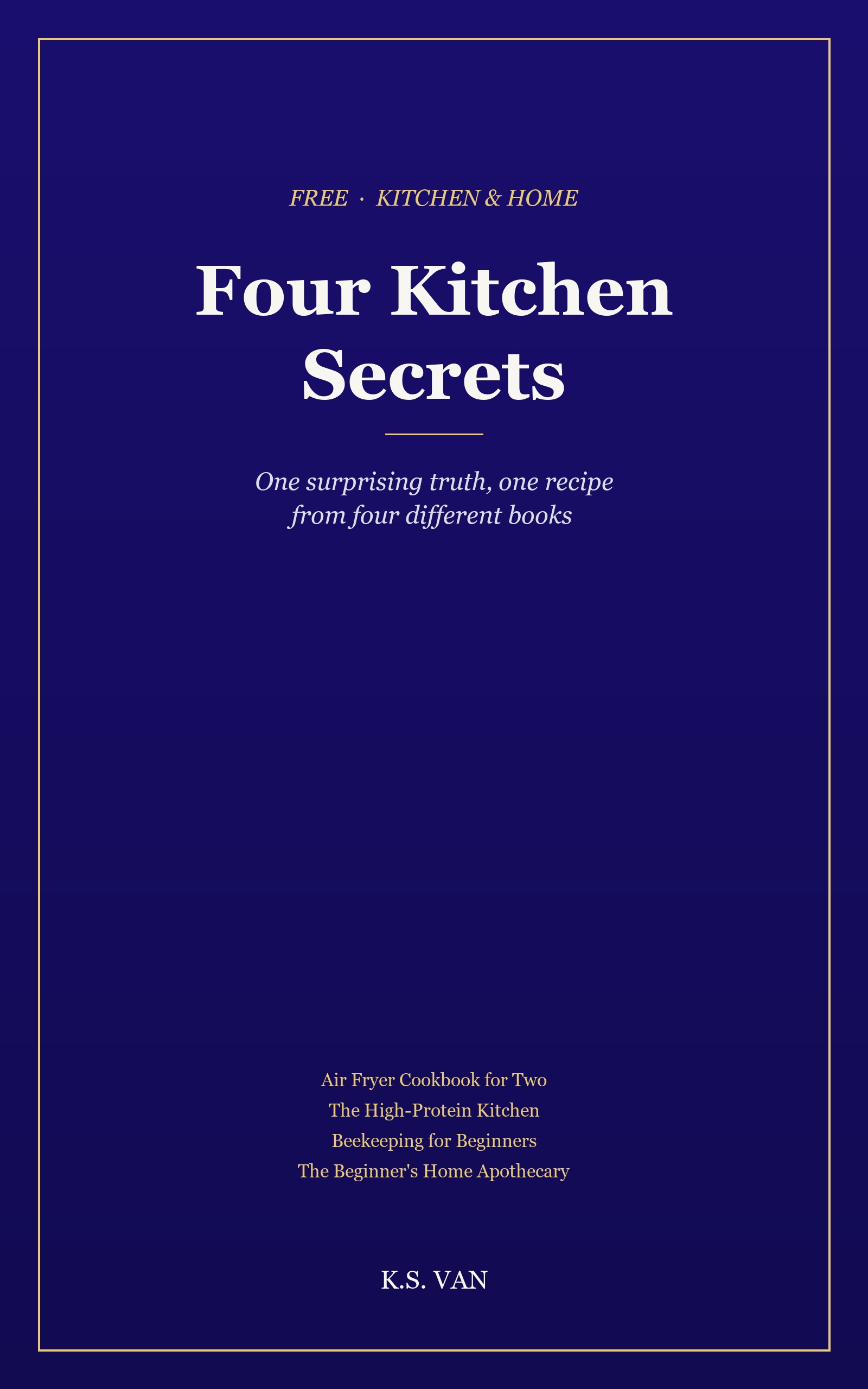 Four Kitchen Secrets &mdash; cover